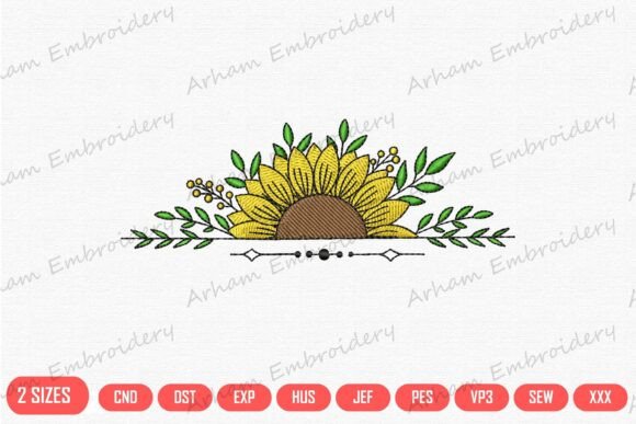 Download Sunflower Monogram Frame - Gram Collection