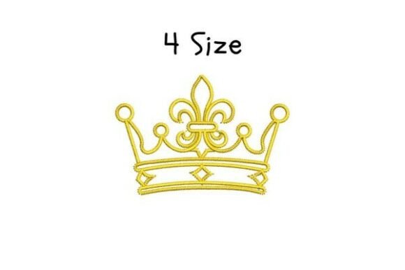 Download Crown Embroidery Design - Crown embroidery Collection