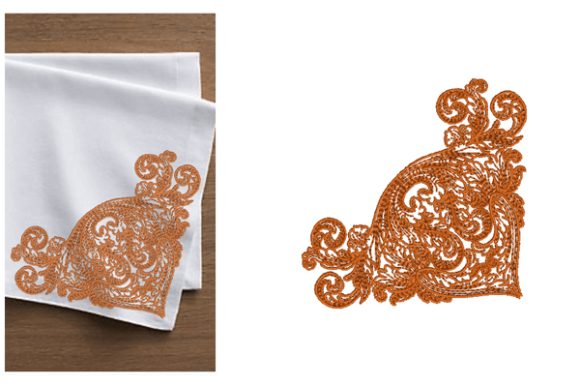 Download Corner Crown Embroidery Designs - Crown embroidery Collection