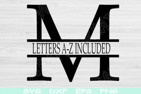 Download Split Letter Monogram Svg, Alphabet Svg - Gram Collection